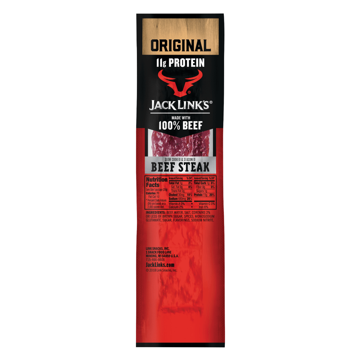 JACK LINK'S ORIGINAL BEEF STEAK