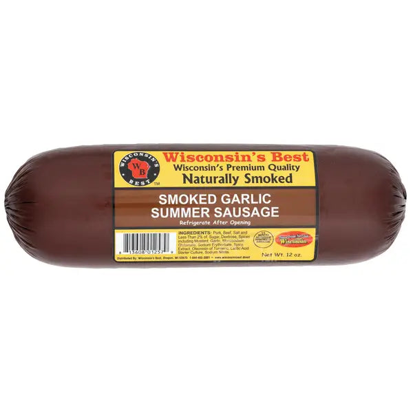 WISCONSIN'S BEST - GARLIC SUMMER SAUSAGE