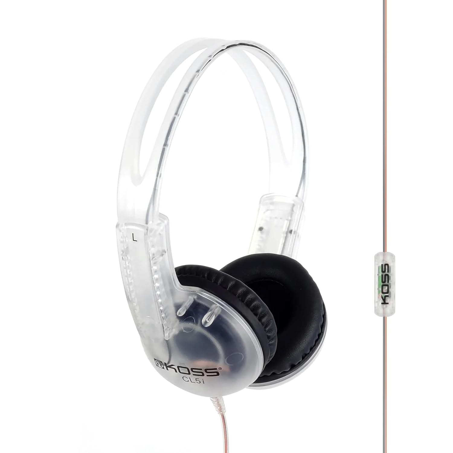KOSS CL-5i CLEAR STEREO HEADPHONES W MIC