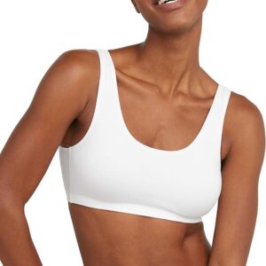 HANES WOMEN'S SCOOPNECK BRA, WHITE (3 PACK)