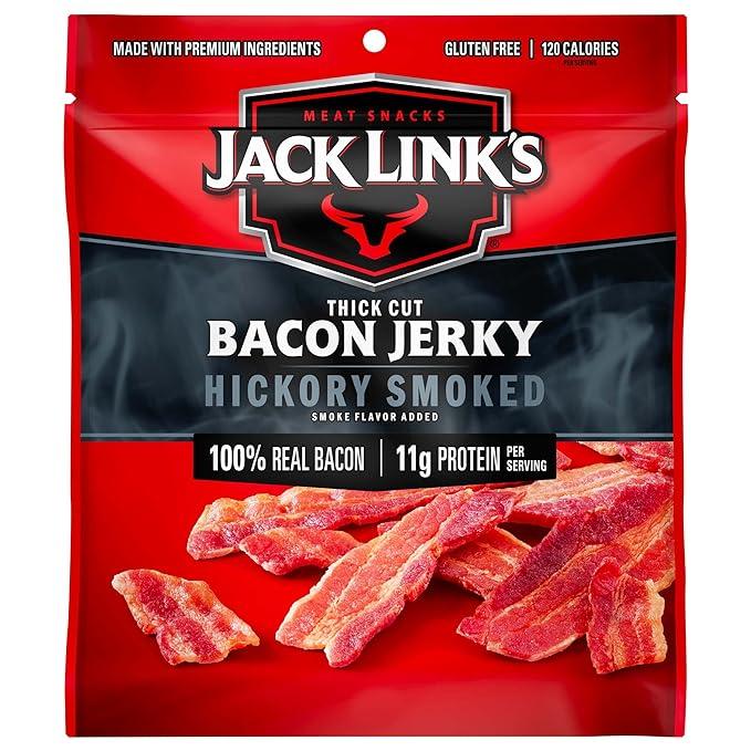 JACK LINK'S THICK CUT BACON JERKY HICKORY SMOKED
