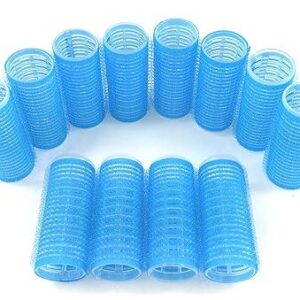 HAIR ROLLERS CURLERS SELF GRIP HOLDING (12 PIECE)