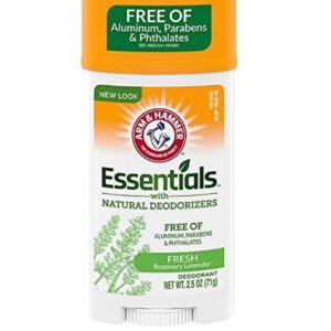 ARM & HAMMER ESSENTIALS NATURAL DEODORANT FRESH ROSEMARY LAVENDER