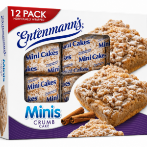 ENTENMANN’S MINI CRUMB CAKE (12 PACK)