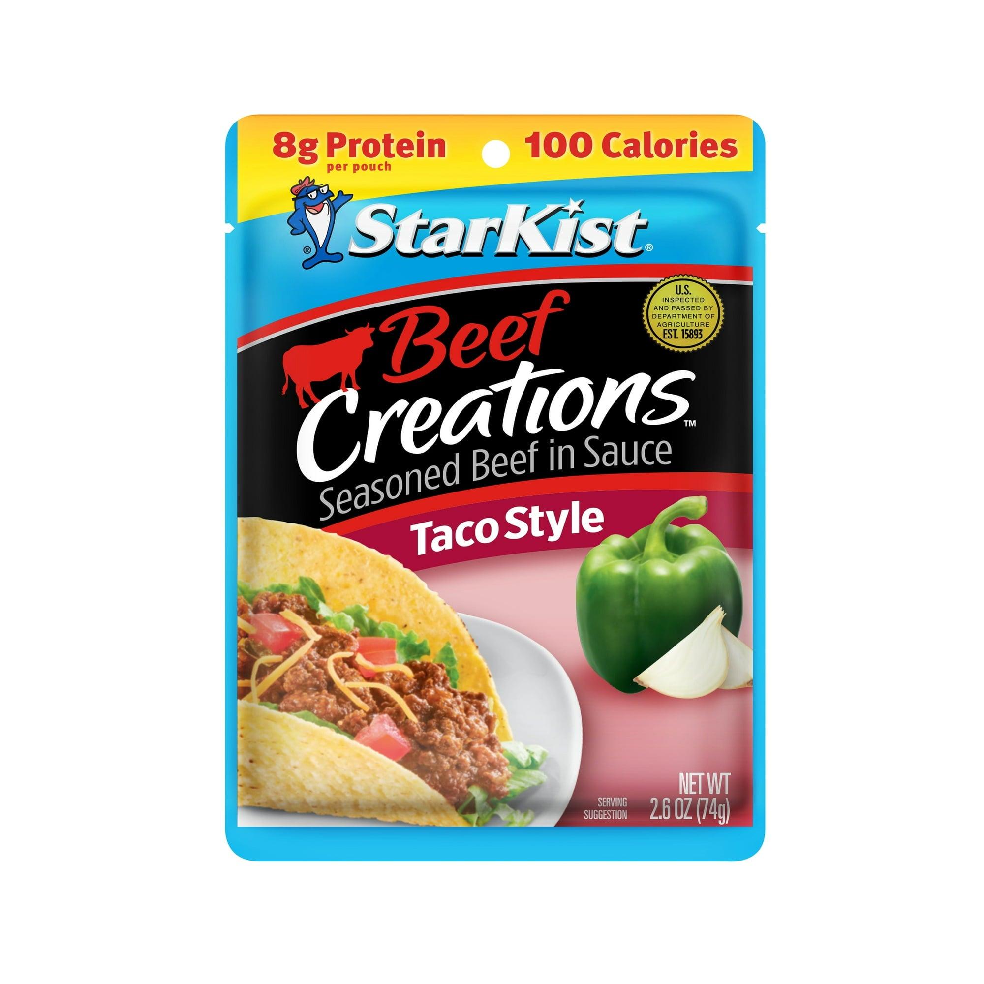 STARKIST BEEF CREATION TACO STYLE