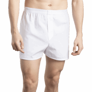 MEN'S RELAXED FIT BOXERS, WHITE 5 PACK