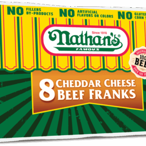 NATHAN'S CHEESE BEEF FRANKS