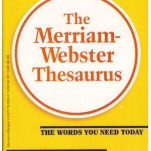 WEBSTERS THESAURUS